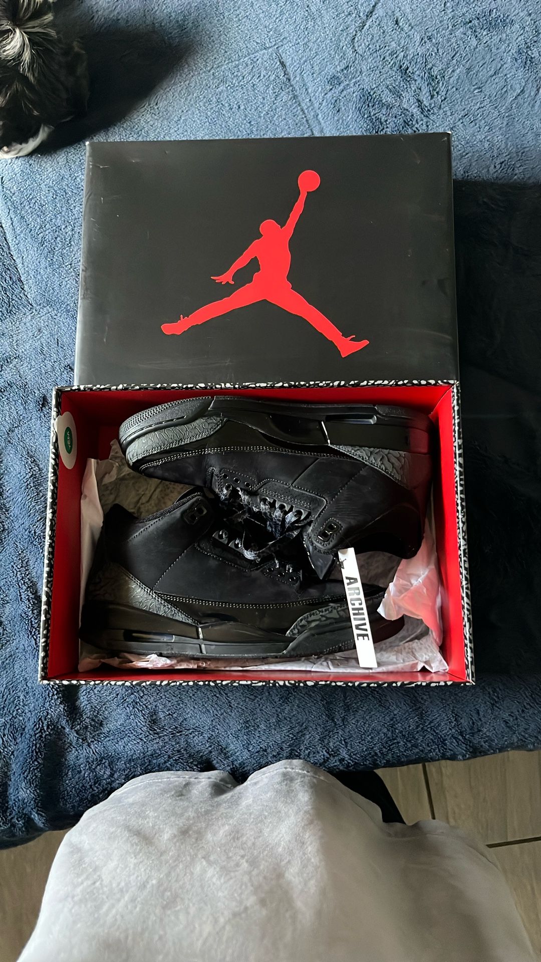 Jordan 3 Black Cat (Size Swap Needed)