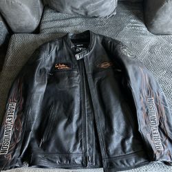 Chamarra De Piel Harley Deivison 