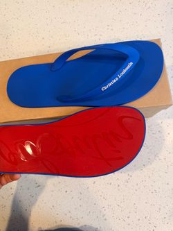 Christian louboutin summer flip flops Size 43