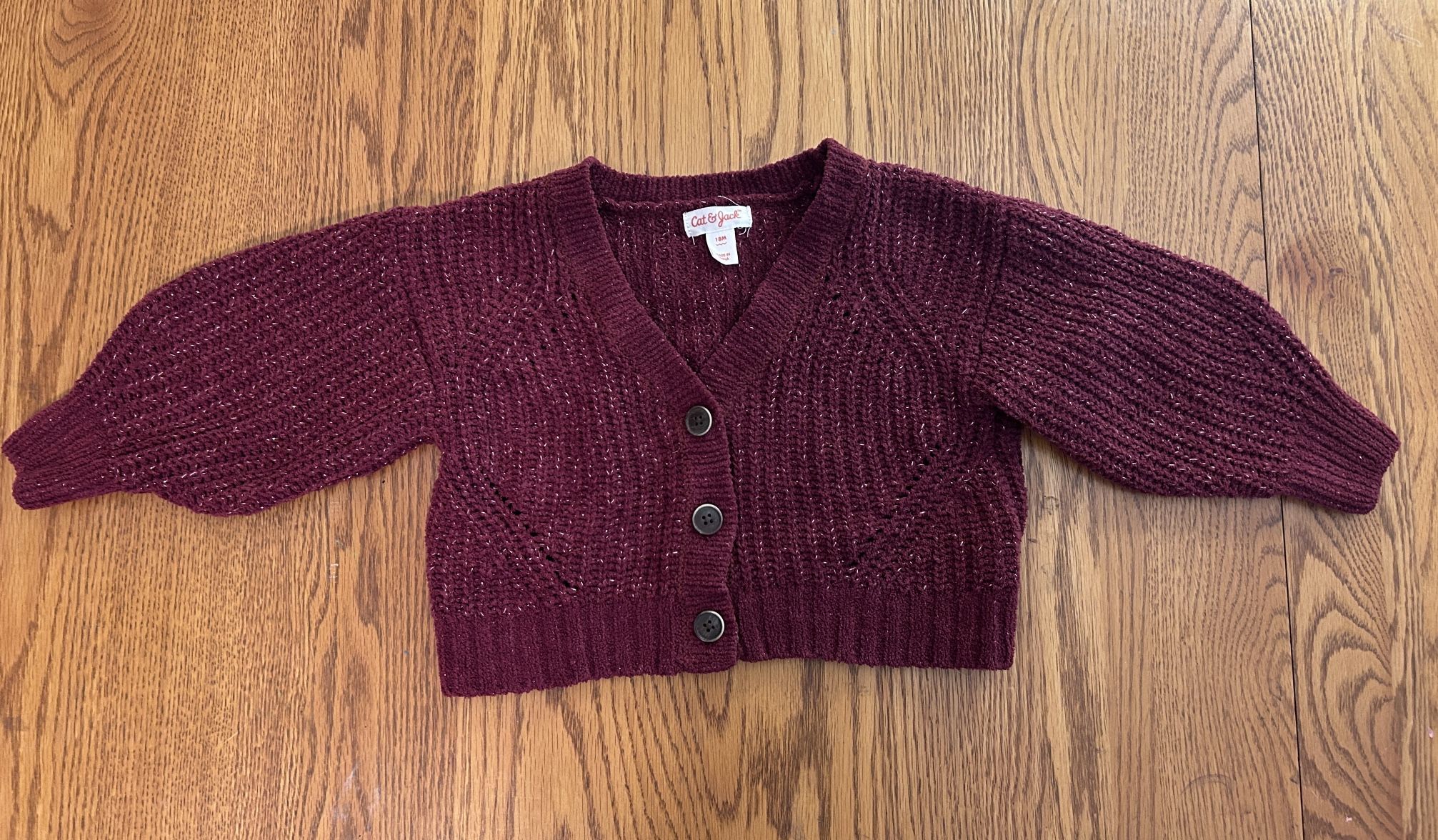 Girls 18mts Cat and Jack Crop Sweater