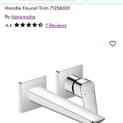 Hansgrohe Faucet Trim, Chrome 
