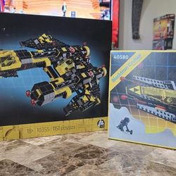 Lego 10355 and 40580 Blacktron Renegade and Blacktron Cruiser Space System New! ❤️