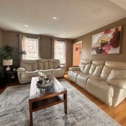 Reclining Sofa Leather Couches - $900 For Both 