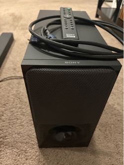 Sony HT-CT290 Bluetooth Soundbar, Wireless Subwoofer, Remote & HDMI Cable