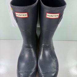 Hunter women’s original short rubber waterproof boot - size 10