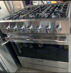Viking Stainless Steel Stove