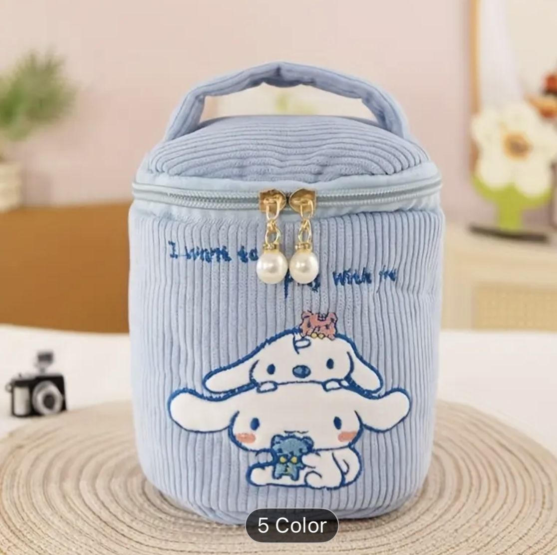 New Sanrio Corduroy Hand Cinnamoroll kawaii