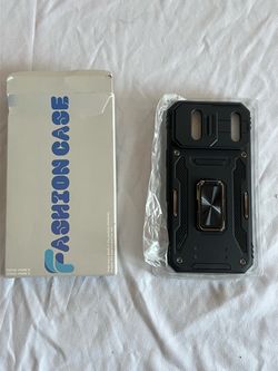 iPhone 18 Pro Max Black Rugged magnetic Phone Case with Ring Stand