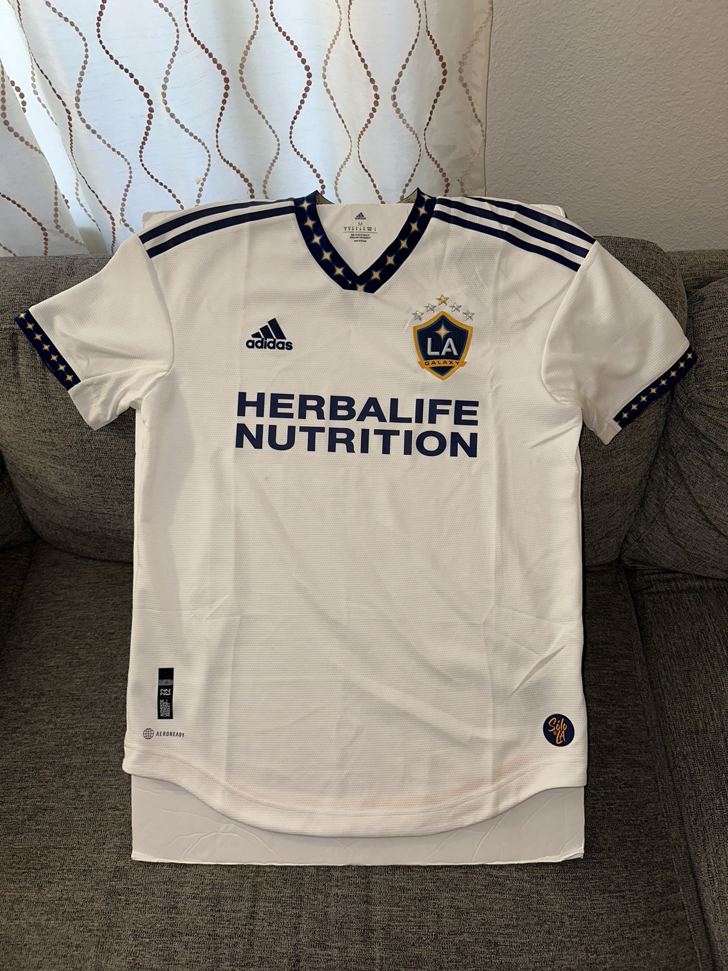 Adidas LA Galaxy Authentic Soccer Jersey