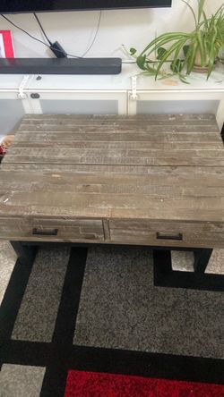 Coffee table with storage
