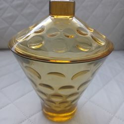 Vintage glass candy dish