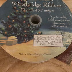 Wired Edge Ribbon $$$reduced