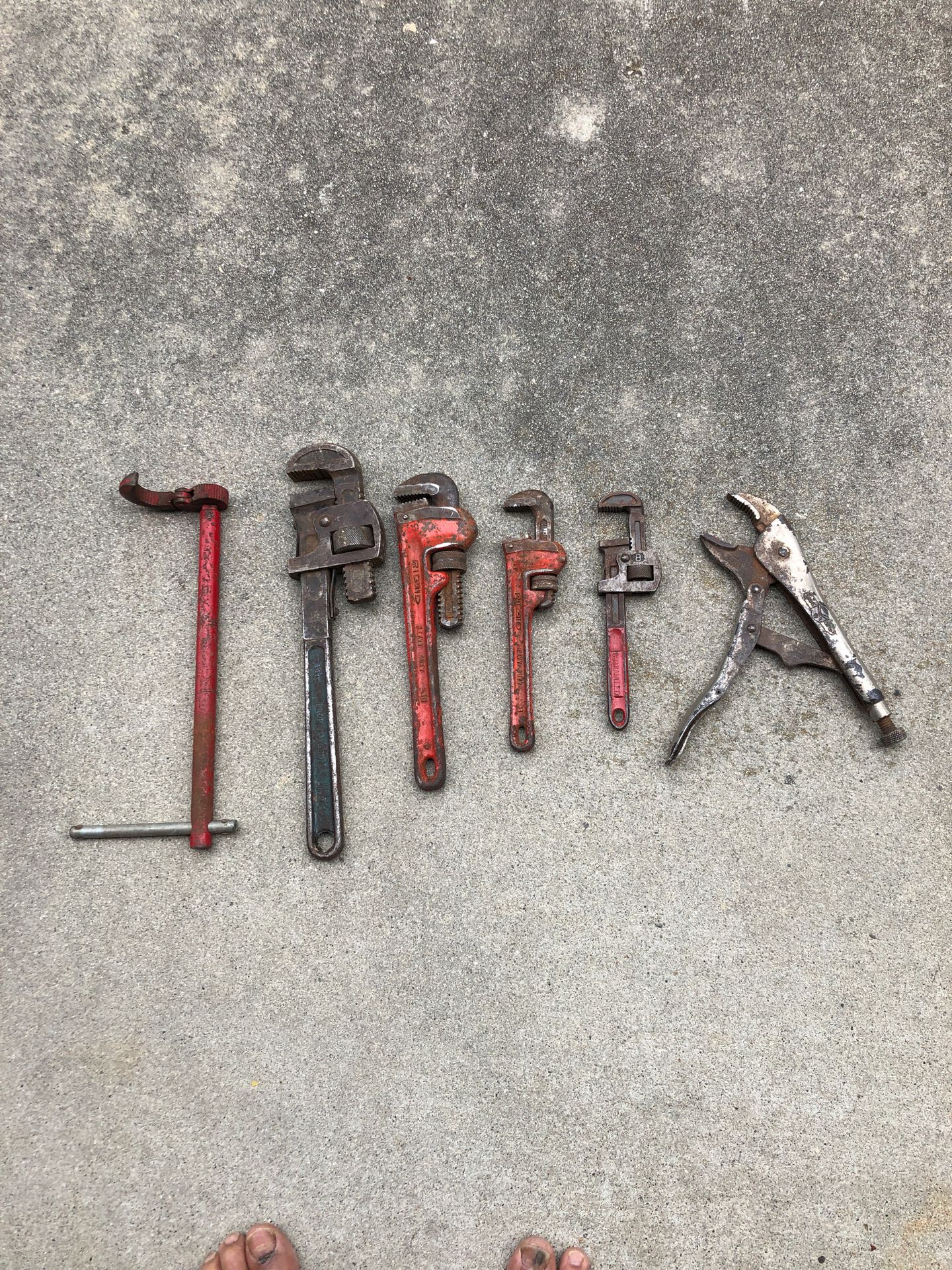 Various wrenches