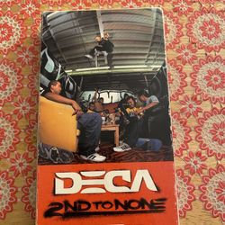 Deca 2nd To None VHS Vide Vintage Skateboards DecaVision Skateboarding