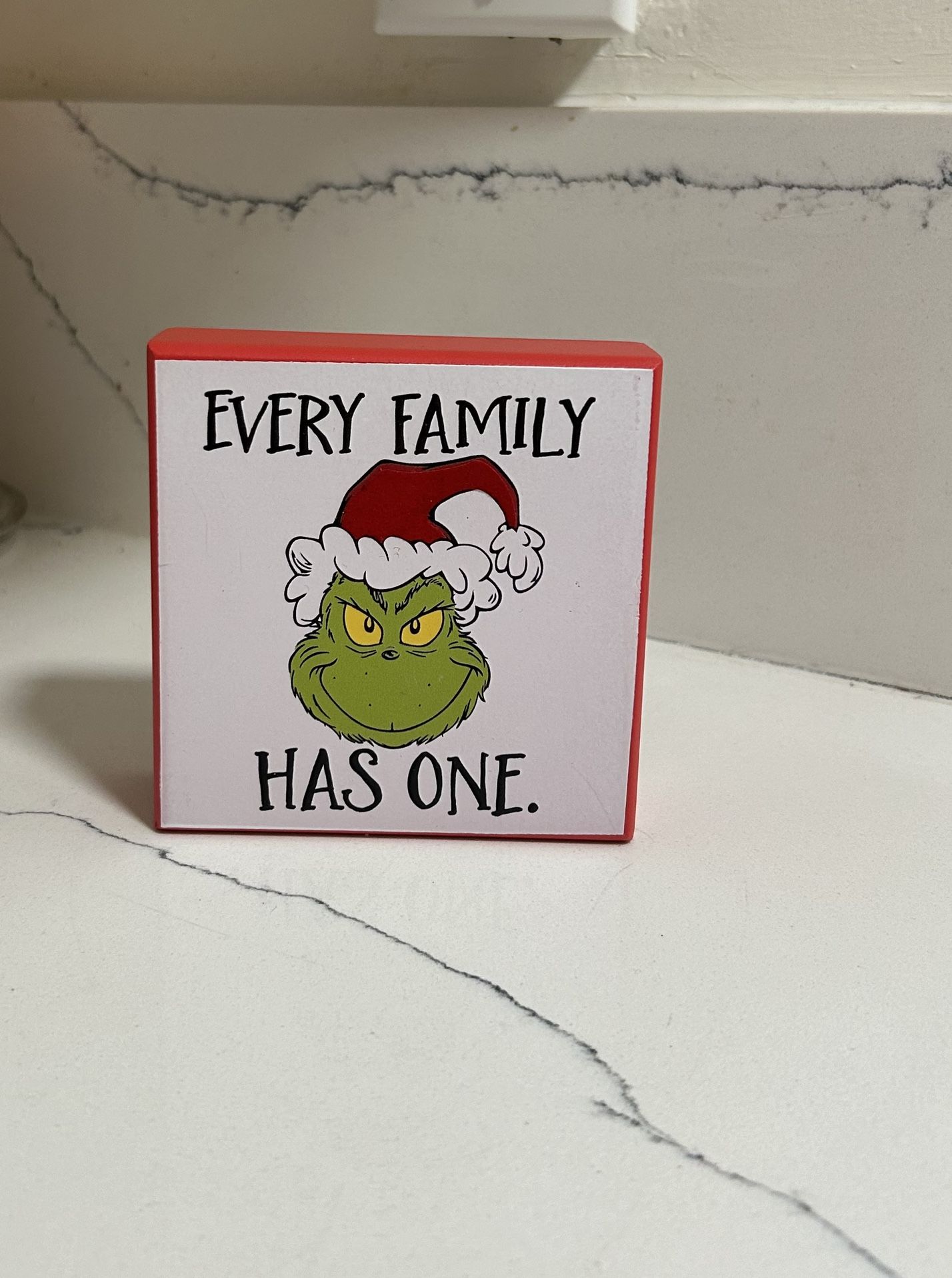 The Grinch Wood Decor
