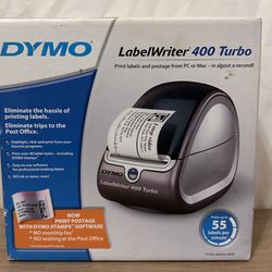 New Dymo Thermal Label Writer 400 Turbo Inkless Heat Printer