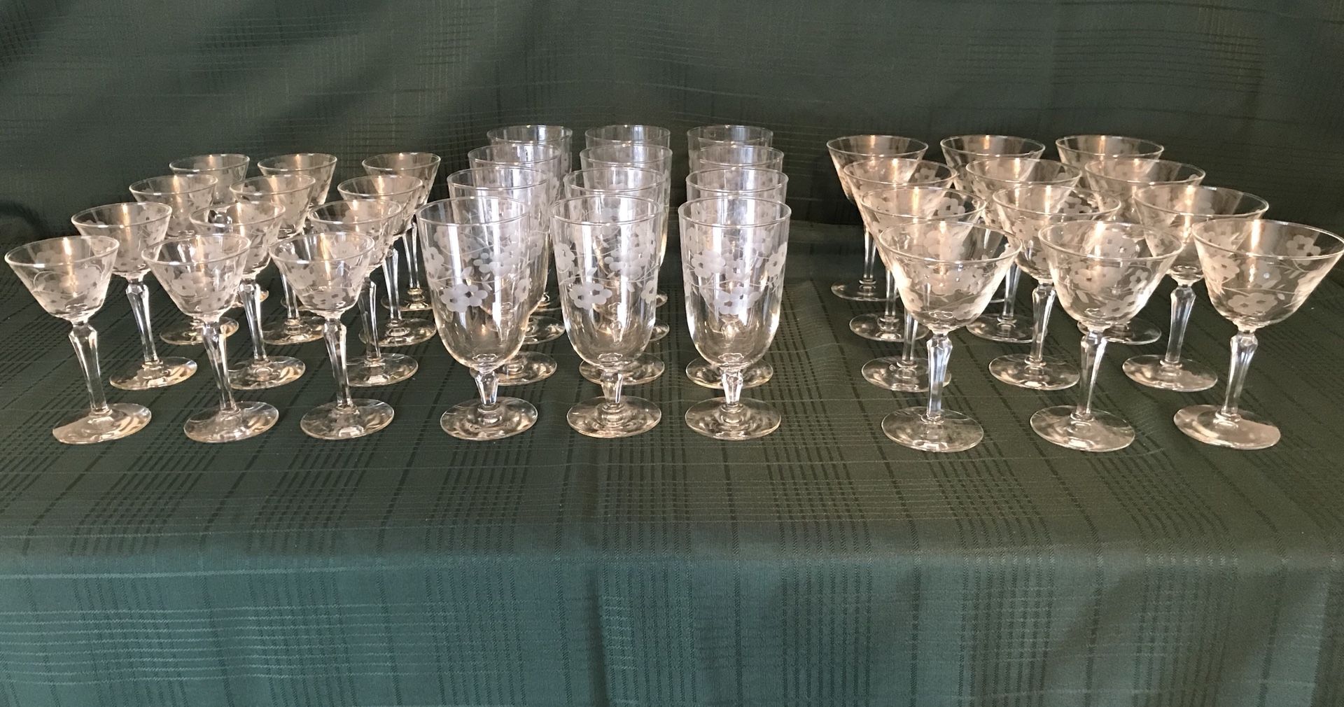 Vintage Glenrock Crystal Stemware