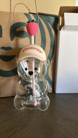 Starbucks pink bear cup!!!!