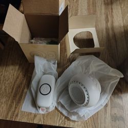 Wireless Doorbell Chime Kit 4 Volume Levels LED Flash 32 Melodies 1000 Feet NEW