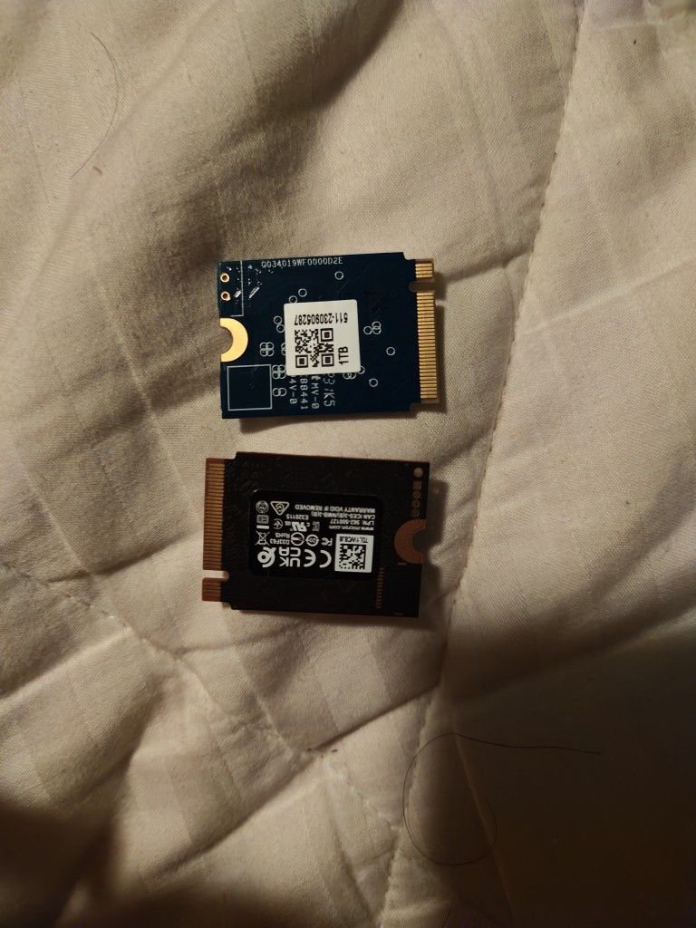 Two 1TB NVME SSD 2230