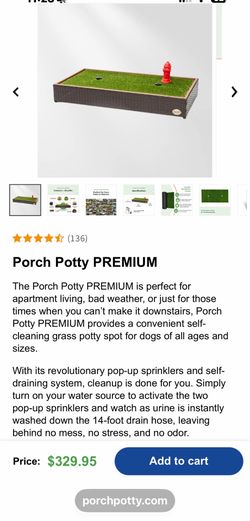 Porch Potty for dogs
