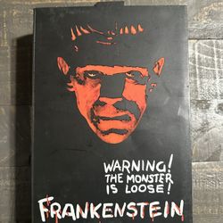 Neca Frankenstein Back White Gray Figure
