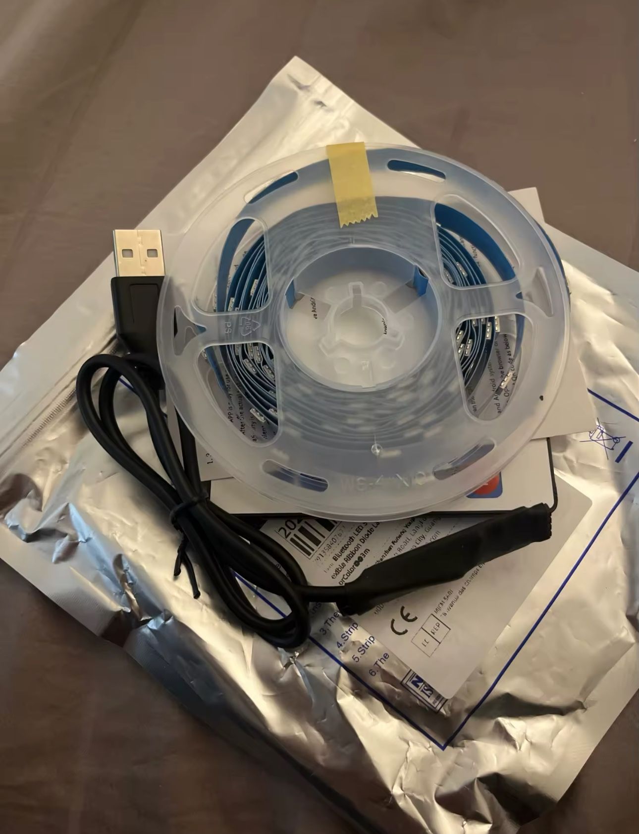 Wireless room lighting for bedroom. 5 Meter long