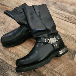 Harley Davidson Leather Riding Boots