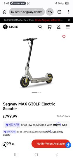 Segway MAX Ninebot G30LP