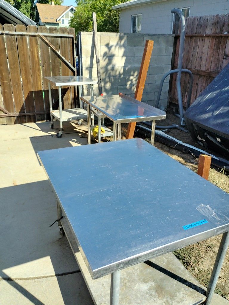 Stainless Steel Work Tables