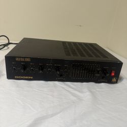 Bogen GS-150 Amplifier with Equalizer — Powers On, Some Damage
