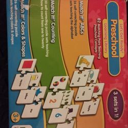 Preschool Learning Library Puzzle Set