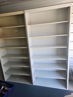 Book shelves and shelves