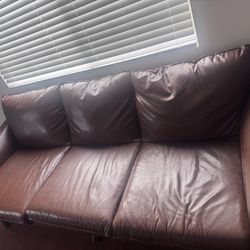 Free leather sofa