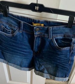 Ladies large stretch jeans shorts