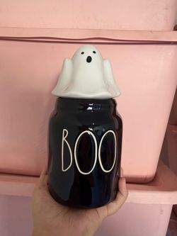 RAE DUNN BABY BOO GHOST CANISTER