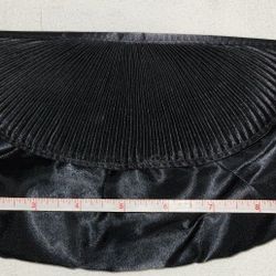 Black Satin Evening Bag
