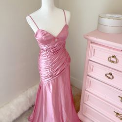 Maggie Sottero Designer Dress rose Pink Size 0