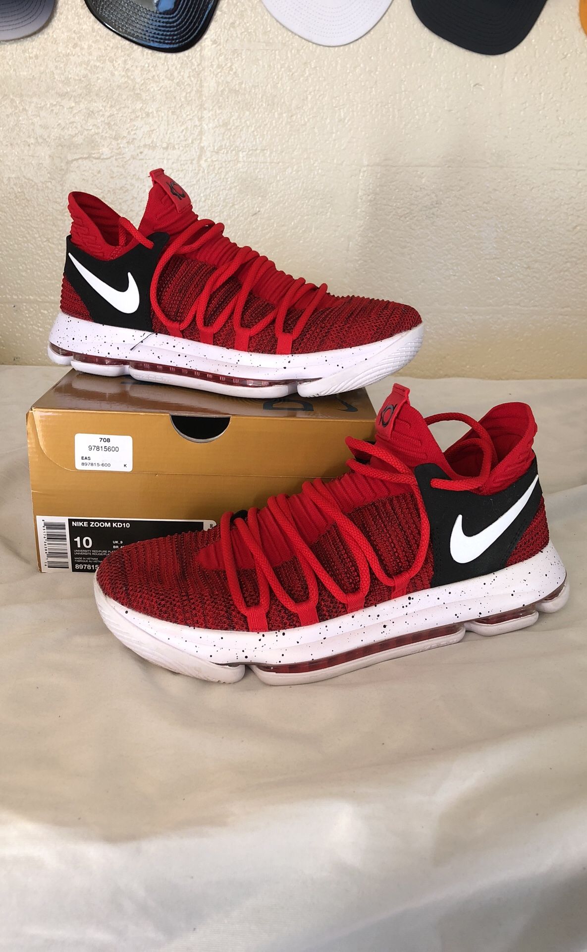 Nike Zoom Kd 10 Red Velvet
