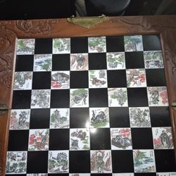 Beautiful Antique Chess Set