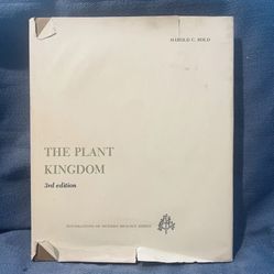 The Plant Kingdom : Harold Bold, 1970 Third Edition, HC DJ, Prentice-Hall Inc.