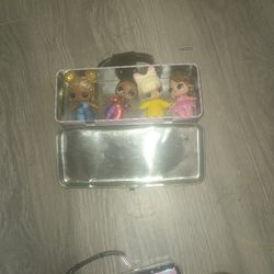 Small Case With Four LOL Dolls