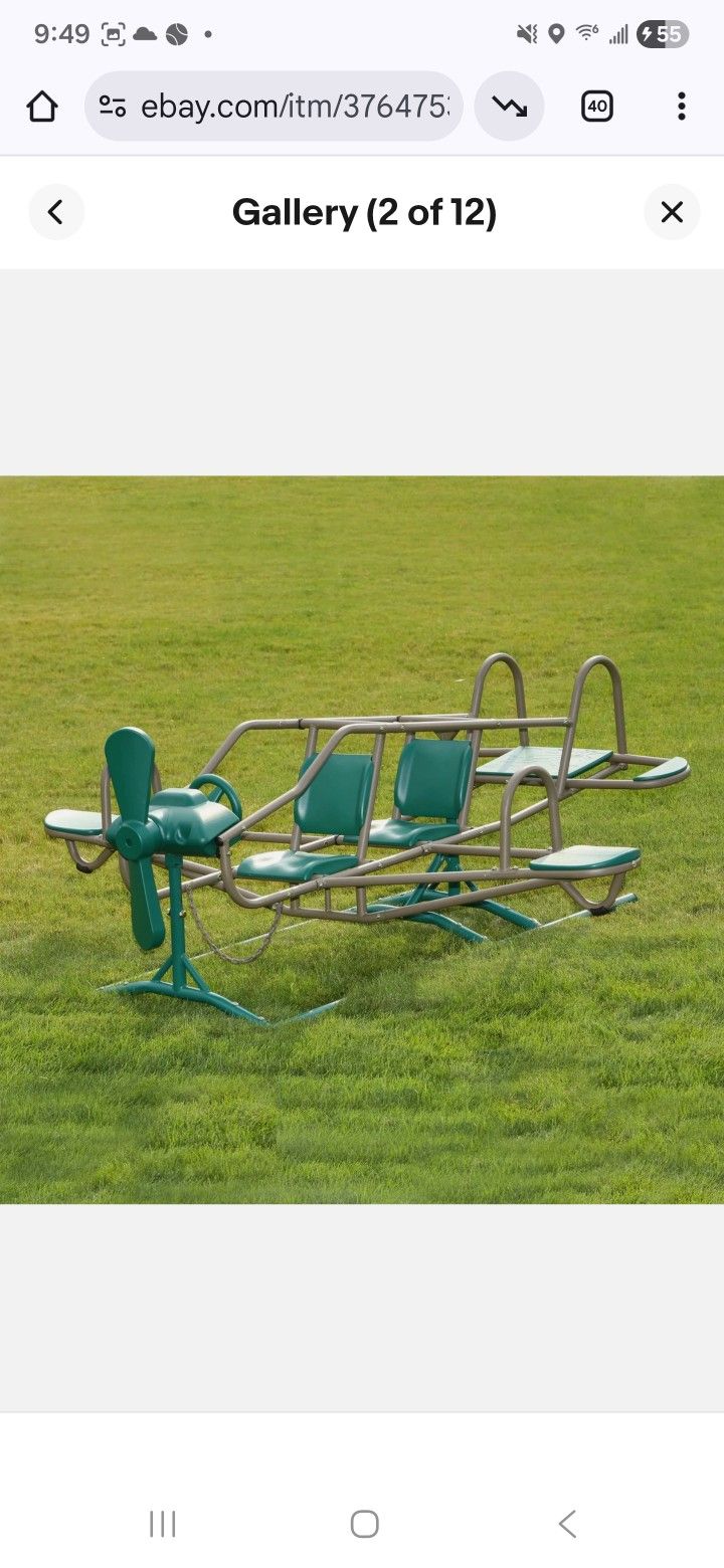 Ace Flyer Airplane Seesaw