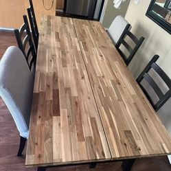 IKEA Table with 6 Chairs