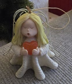 Singing Angel Christmas Ornament