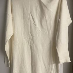 Fashion nova Oakley Mini Sweater Dress, Cream Color, Size - Small