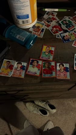 Panini Soccer Sticker Cards Lot