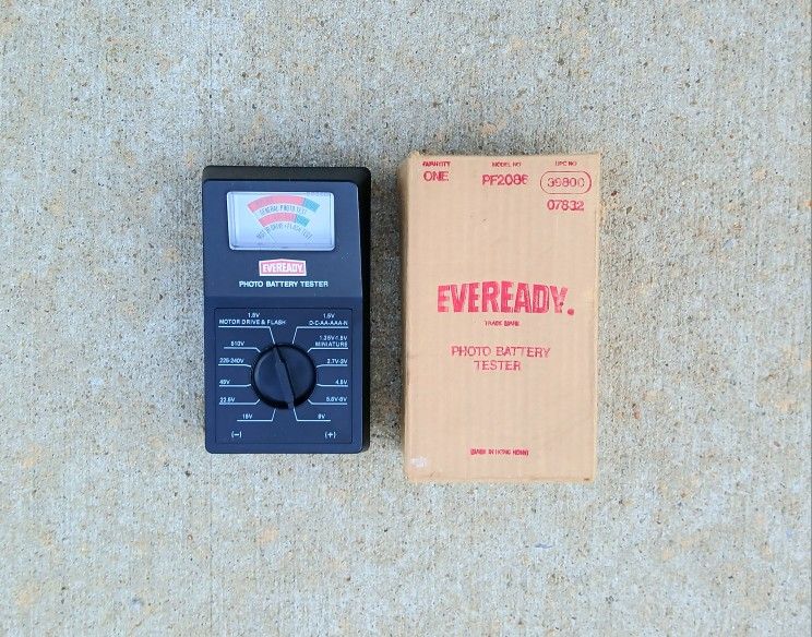 Vintage Eveready Photo Battery Tester