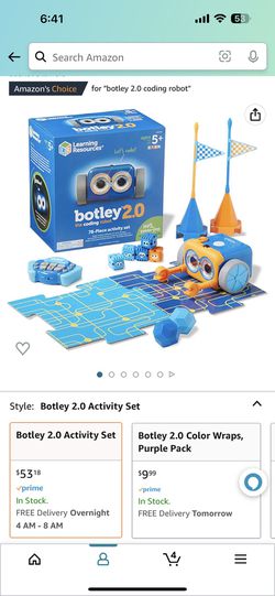 Botley 2.0 Coding Robot STEM learning 78 Piece Set New In Box for Sale in  San Diego, CA - OfferUp