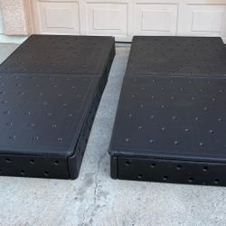 Sleep Number Plastic 2 Twins Size Bed Frame.